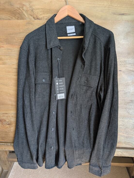 7 Diamonds Other - NWT 7 Diamonds Shirt Mens XXL Dawnbreak Charcoal Soft Stretch Button-Up SMK-7223